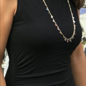 Nine Britton rex side slit detail knit sleeveless black maxi dress size medium